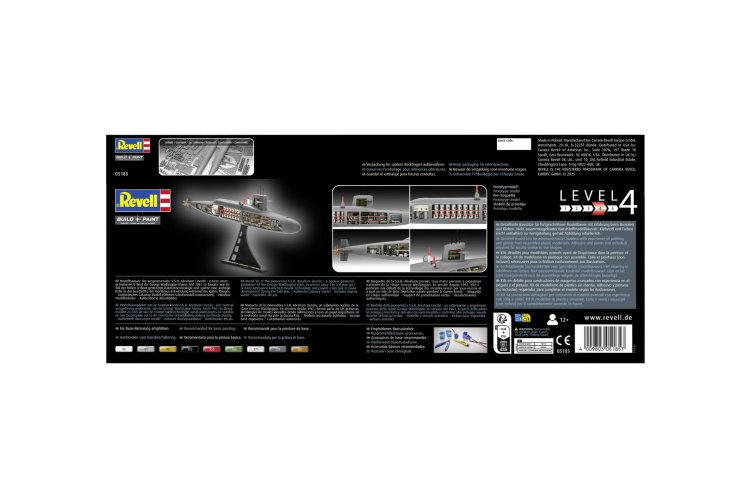 1:253 Revell 05185 USS Abraham Lincoln met Interieur - SSBN-602 - George Washington-klasse - Onderzee&euml;r - Rev05185 14 - REV05185