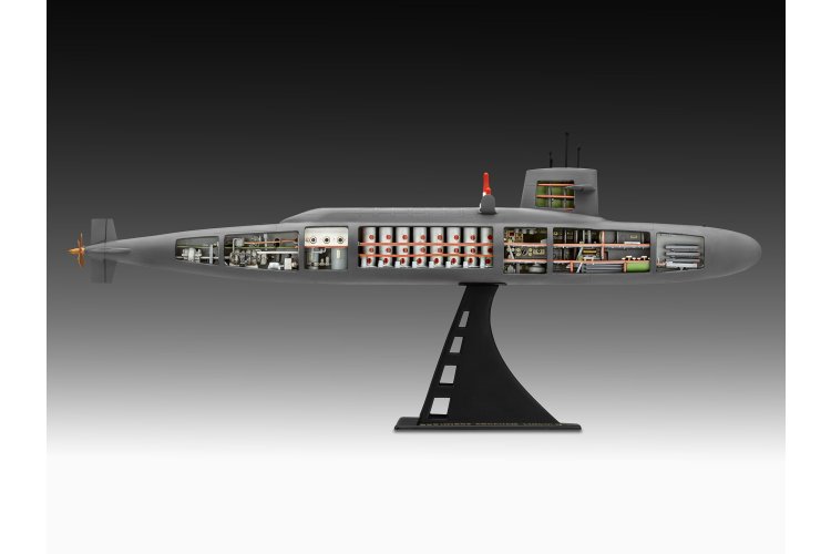 1:253 Revell 05185 USS Abraham Lincoln met Interieur - SSBN-602 - George Washington-klasse - Onderzee&euml;r - Rev05185 3 - REV05185