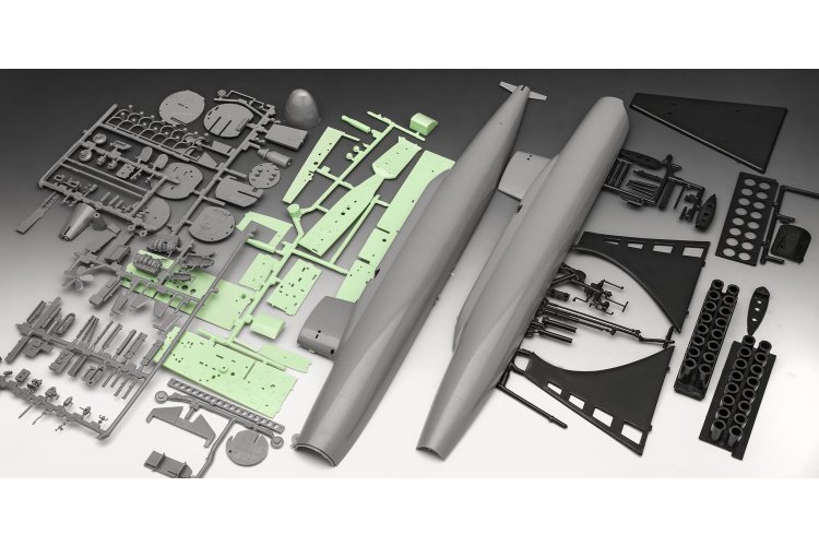 1:253 Revell 05185 USS Abraham Lincoln met Interieur - SSBN-602 - George Washington-klasse - Onderzee&euml;r - Rev05185 8 - REV05185