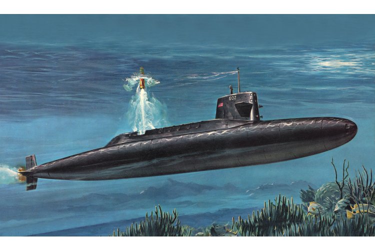 1:253 Revell 05185 USS Abraham Lincoln met Interieur - SSBN-602 - George Washington-klasse - Onderzee&euml;r - Rev05185 9 - REV05185