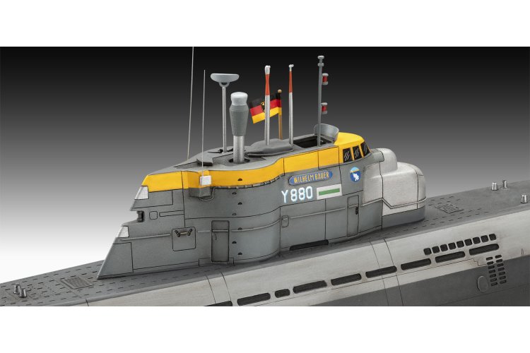 1:144 Revell 05186 &ndash; 70 Years Bundeswehr &ndash; 3 German Submarines &ndash; Exclusive Anniversary Edition - Rev05186 11 - REV05186
