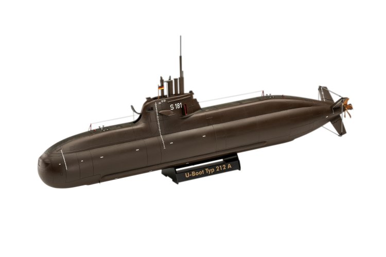 1:144 Revell 05186 &ndash; 70 Years Bundeswehr &ndash; 3 German Submarines &ndash; Exclusive Anniversary Edition - Rev05186 5 - REV05186