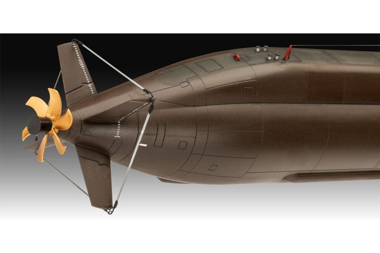 1:144 Revell 05186 &ndash; 70 Years Bundeswehr &ndash; 3 German Submarines &ndash; Exclusive Anniversary Edition - Rev05186 7 - REV05186