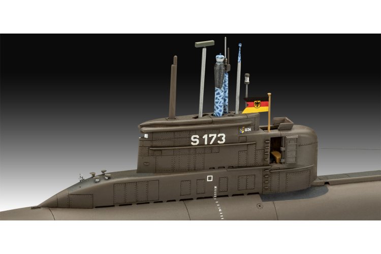1:144 Revell 05186 &ndash; 70 Years Bundeswehr &ndash; 3 German Submarines &ndash; Exclusive Anniversary Edition - Rev05186 9 - REV05186