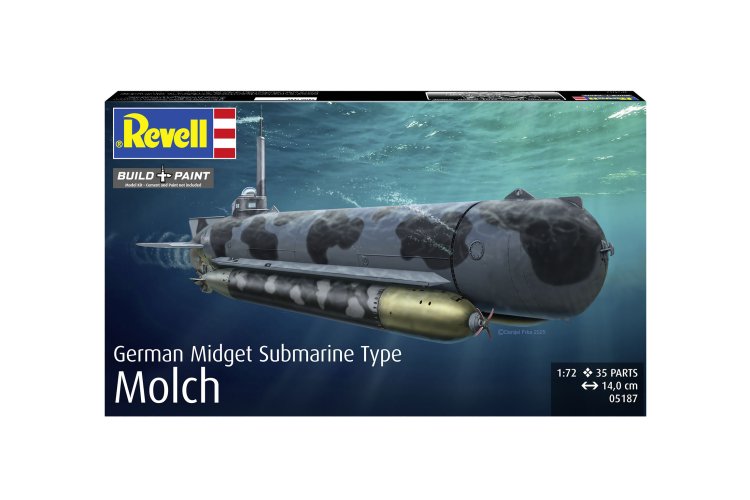 1:72 Revell 05187 Duitse Midget Submarine Type Molch WWII - Onderzee&euml;r - Rev05187 4 - REV05187