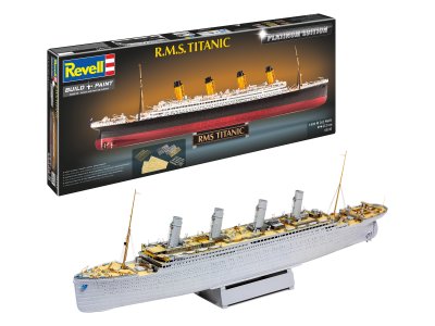 1:400 Revell 05243 R.M.S. Titanic - Ocean Liner Olympic-klasse - Platinum Edition - Brits Passagiersschip - Rev05243 1 1 - REV05243
