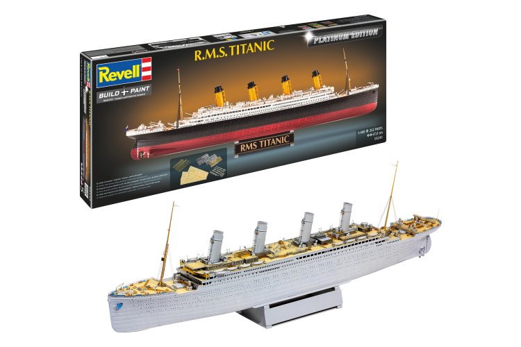 1:400 Revell 05243 R.M.S. Titanic &ndash; Olympic-Class Ocean Liner &ndash; Platinum Edition &ndash; British Passenger Ship - Rev05243 1 1 - REV05243