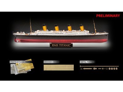 1:400 Revell 05243 R.M.S. Titanic - Ocean Liner Olympic-klasse - Platinum Edition - Brits Passagiersschip - Rev05243 1 - REV05243