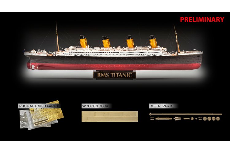 1:400 Revell 05243 R.M.S. Titanic - Ocean Liner Olympic-klasse - Platinum Edition - Brits Passagiersschip - Rev05243 1 - REV05243