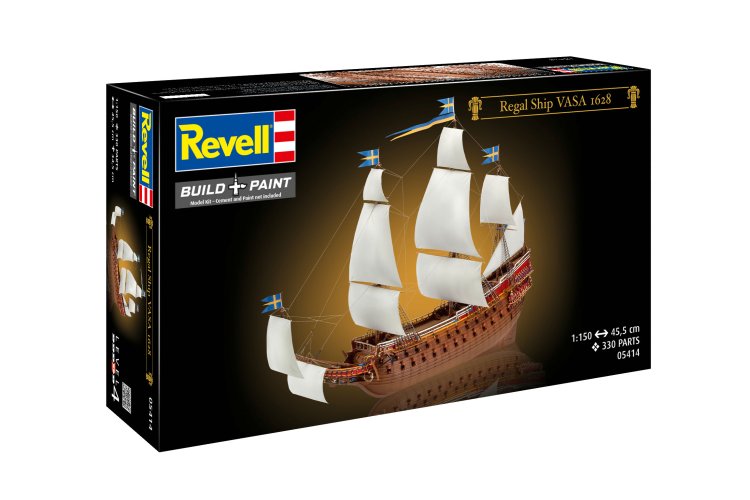 1:150 Revell 05414 Zweeds Koninklijk Schip "Vasa" - Oorlogszeilschip - Rev05414 10x - REV05414