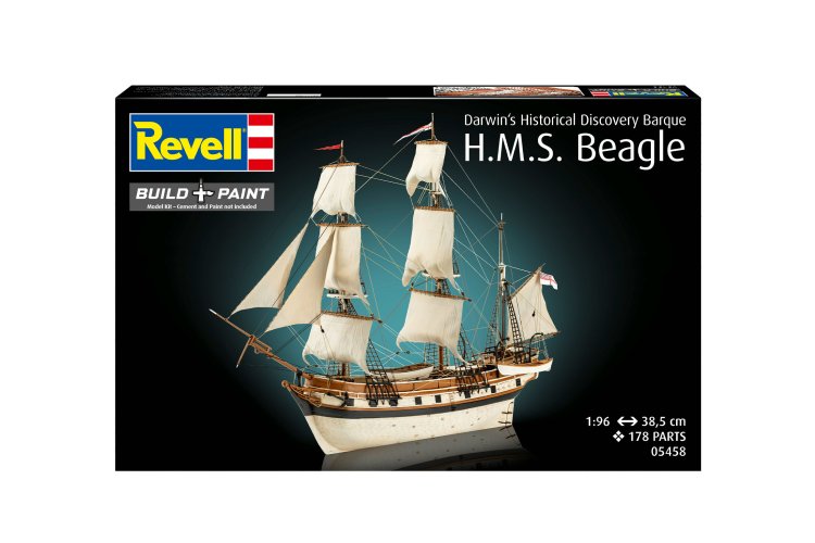 1:96 Revell 05458 H.M.S. Beagle - Darwin's Historical Discovery Barque - Ship - Rev05458 11 - REV05458