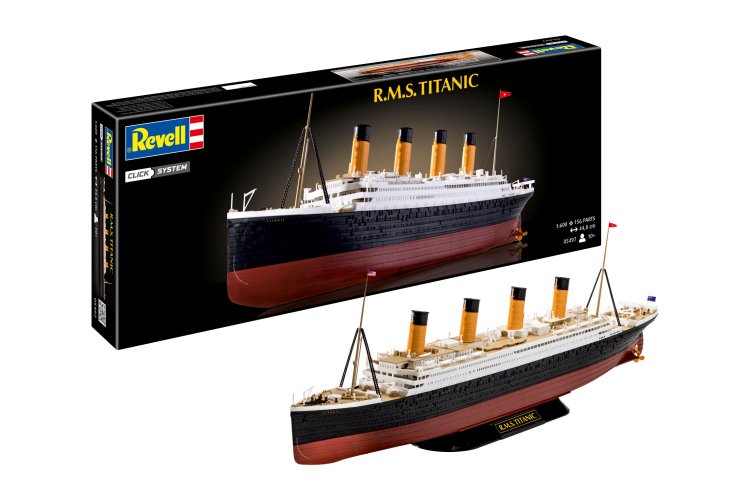 1:600 Revell 05497 Click System - R.M.S. Titanic - Ocean-Liner Olympic-klasse - Passagiersschip - Rev05497 1 - REV05497