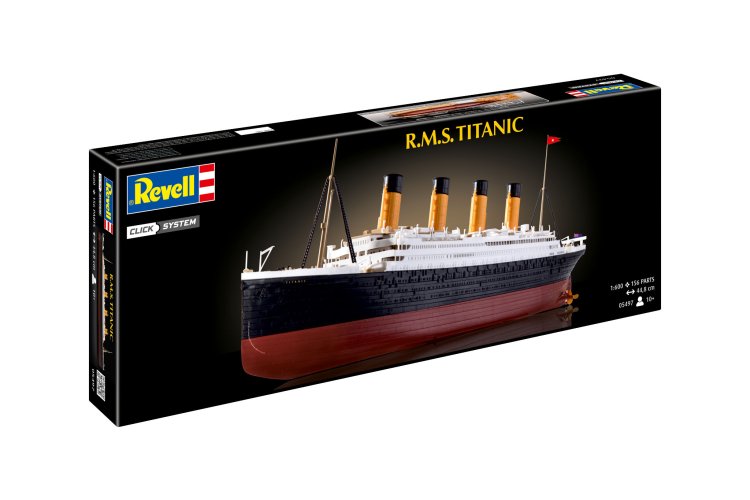 1:600 Revell 05497 Click System - R.M.S. Titanic - Ocean-Liner Olympic-klasse - Passagiersschip - Rev05497 10 - REV05497