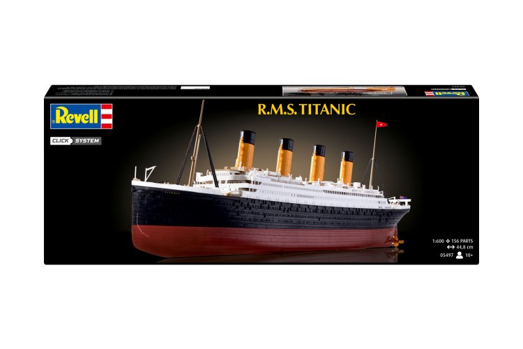 1:600 Revell 05497 Click System - R.M.S. Titanic - Ocean-Liner Olympic-klasse - Passagiersschip - Rev05497 11 - REV05497