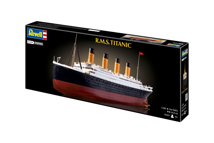 1:600 Revell 05497 Click System - R.M.S. Titanic - Ocean-Liner Olympic-klasse - Passagiersschip - Rev05497 12 - REV05497