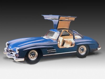 1:24 Revell 05614 Mercedes-Benz 300 SL &ndash; 140 Years MB &ndash; German Car &ndash; Gift Set - Rev05614 1 - REV05614