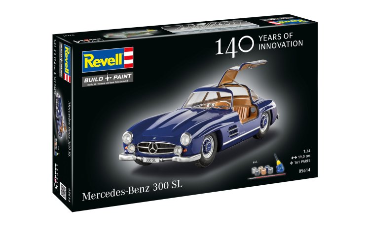 1:24 Revell 05614 Mercedes-Benz 300 SL - 140 Years MB - Duitse Auto - Geschenkset - Rev05614 11 - REV05614