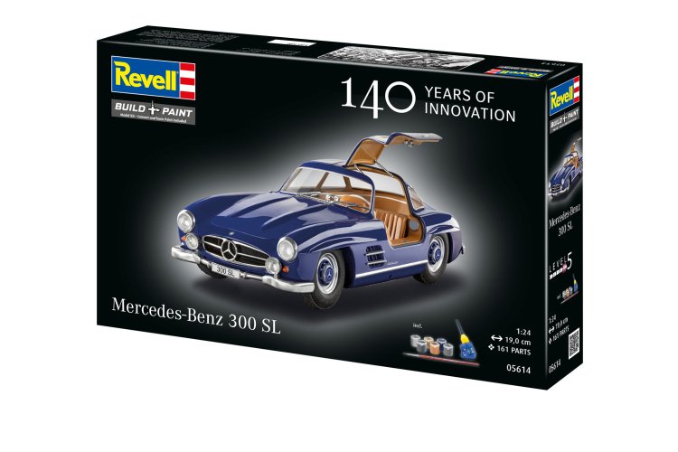 1:24 Revell 05614 Mercedes-Benz 300 SL - 140 Years MB - Duitse Auto - Geschenkset - Rev05614 13 - REV05614
