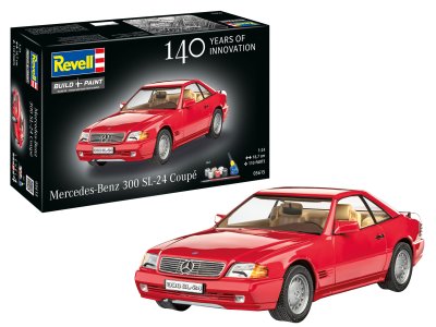 1:24 Revell 05615 Mercedes-Benz 300 SL-24 Coup&eacute; &ndash; 140 Years MB &ndash; German Car &ndash; Gift Set - Rev05615 1x - REV05615