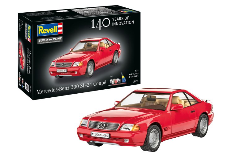 1:24 Revell 05615 Mercedes-Benz 300 SL-24 Coup&eacute; - 140 Years MB - Duitse Auto - Geschenkset - Rev05615 1x - REV05615