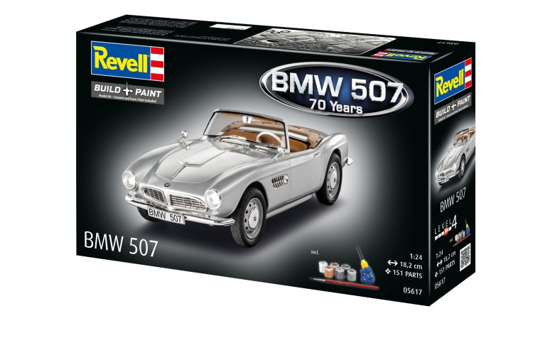 1:24 Revell 05617 BMW 507 Cabrio &ndash; 70 Years &ndash; German Car &ndash; Gift Set - Rev05617 13 - REV05617