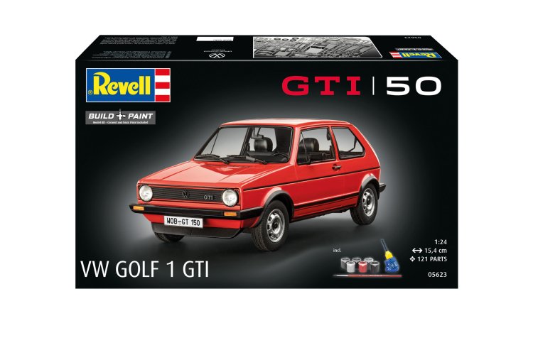 1:24 Revell 05623 50 Years of the VW Golf 1 GTI &ndash; German Car &ndash; Gift Set - Rev05623 10 - REV05623