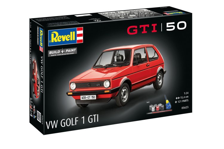 1:24 Revell 05623 50 Years of the VW Golf 1 GTI &ndash; German Car &ndash; Gift Set - Rev05623 9 - REV05623