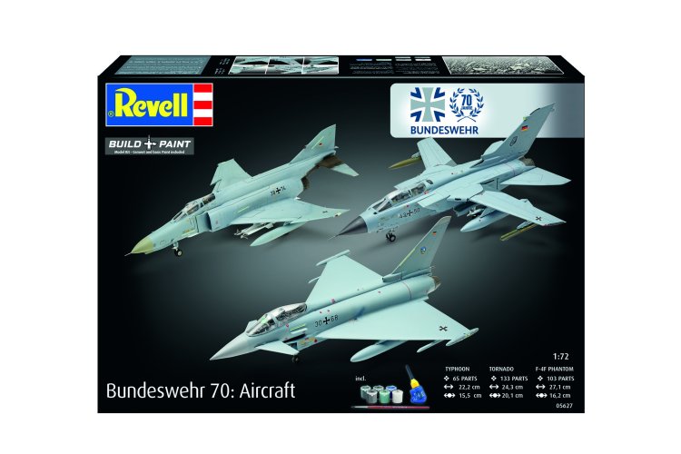 1:72 Revell 05627 - 70 Jaar Bundeswehr - 3 Duitse Straaljagers WWII - Vliegtuigen - Geschenkset - Rev05627 10 - REV05627