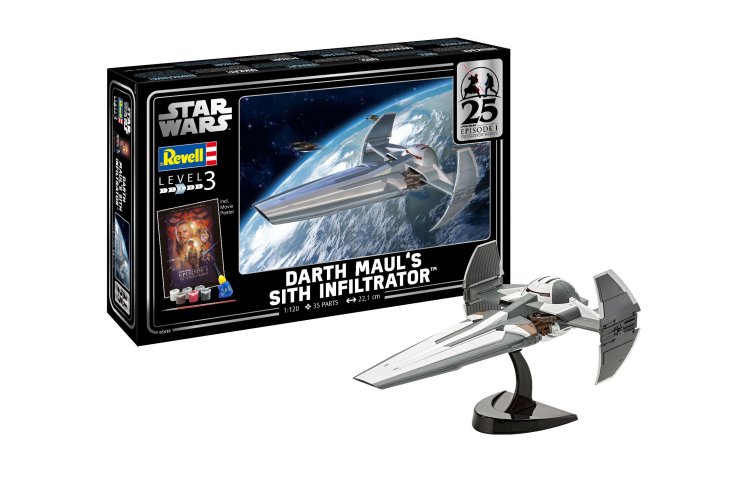1:120 Revell 05638 Darth Maul's Sith Infiltrator&trade; - Star Wars - Geschenkset - Rev05638 1 - REV05638