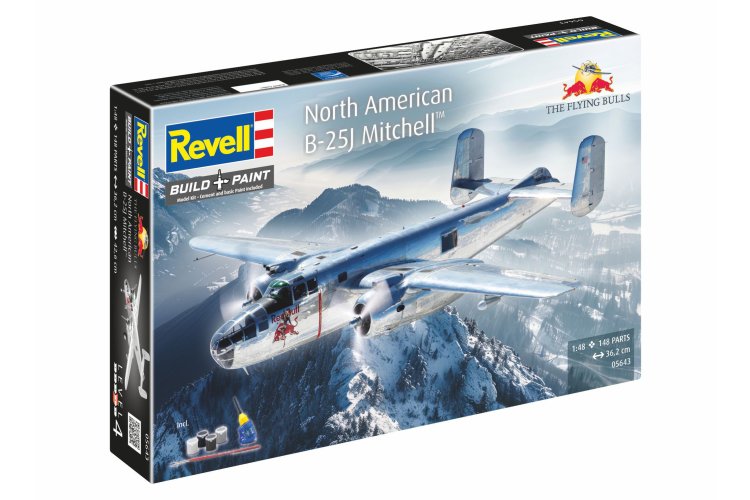 1:48 Revell 05643 North American B-25J Mitchell - The Flying Bulls - Amerikaans Propellervliegtuig - Rev05643 3 - REV05643