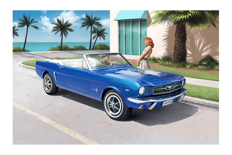 1:24 Revell 05647 60th Anniversary of Ford Mustang Auto - Geschenkset - Rev05647 9 - REV05647