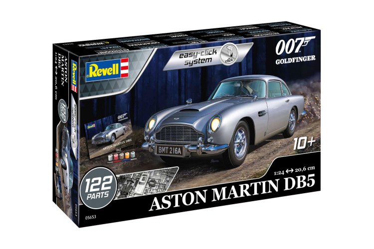 1:24 Revell 05653 James Bond 007 - Aston Martin DB5 - Easy-Click - Gift Set - Rev05653 geschenkset james bond aston martindb5 easy click 020 - REV05653