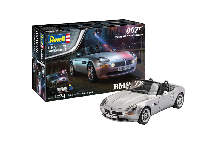1:24 Revell 05662 James Bond 007 - BMW Z8 - Gift Set - Rev05662 geschenkset james bond bmw z8 01 1 - REV05662