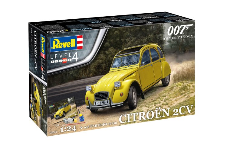 1:24 Revell 05663 James Bond 007 - Citroen 2 CV - Gift Set - Rev05663 7 - REV05663