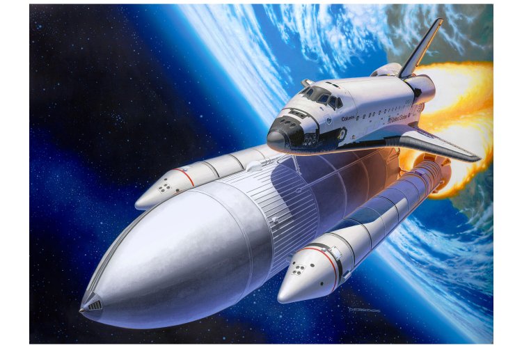 1:144 Revell 05674 Space Shuttle & Booster Rockets - 40th Anniversary - Gift Set - Rev05674 6 - REV05674