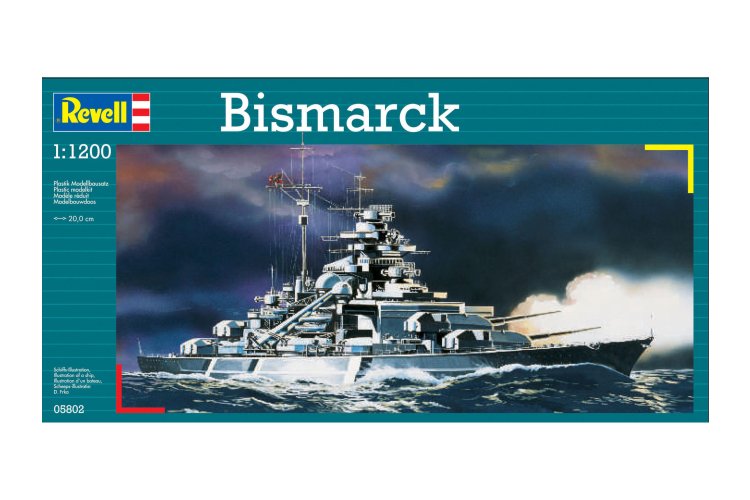 1:1200 Revell 05802 Bismarck Ship - Rev05802 1 - REV05802