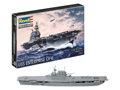 1:1200 Revell 05824 USS Enterprise CV-6 Ship - Rev05824 1i - REV05824