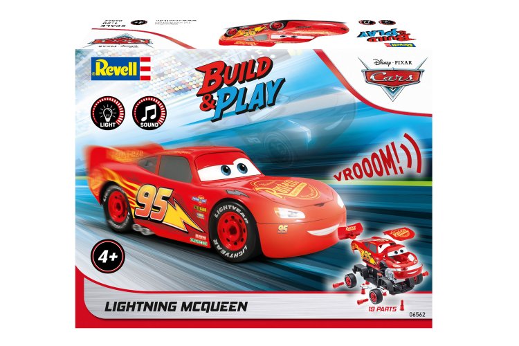 1:20 Revell 06562 First Construction - Lightning McQueen - Disney-Cars - Licht en Geluid - voor Kids - Rev06562 12 - REV06562