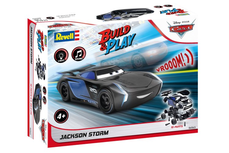 1:20 Revell 06563 First Construction - Jackson Storm - Disney-Cars - Licht en Geluid - voor Kids - Rev06563 12 - REV06563