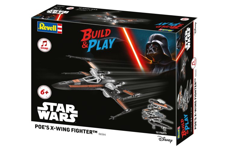 1:78 Revell 06564 Build & Play &ndash; Poe&rsquo;s X-wing Fighter &ndash; Star Wars &ndash; with Sound &ndash; for Kids - Rev06564 11 - REV06564