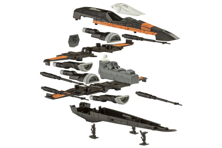 1:78 Revell 06564 Build & Play &ndash; Poe&rsquo;s X-wing Fighter &ndash; Star Wars &ndash; with Sound &ndash; for Kids - Rev06564 5 - REV06564