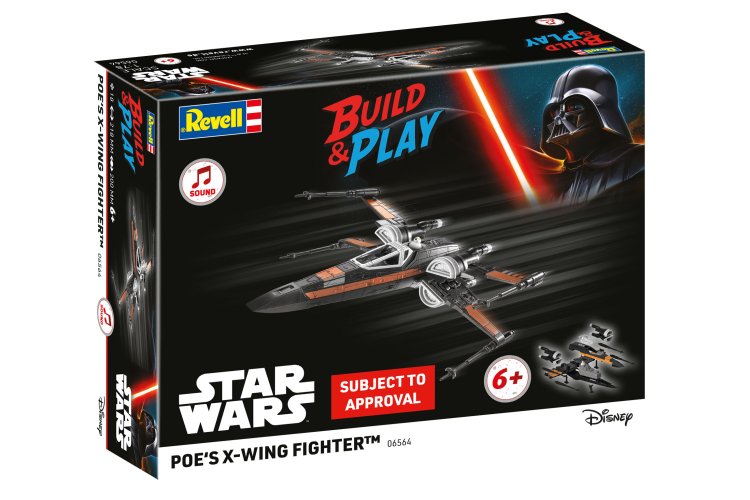 1:78 Revell 06564 Build & Play &ndash; Poe&rsquo;s X-wing Fighter &ndash; Star Wars &ndash; with Sound &ndash; for Kids - Rev06564 9 - REV06564