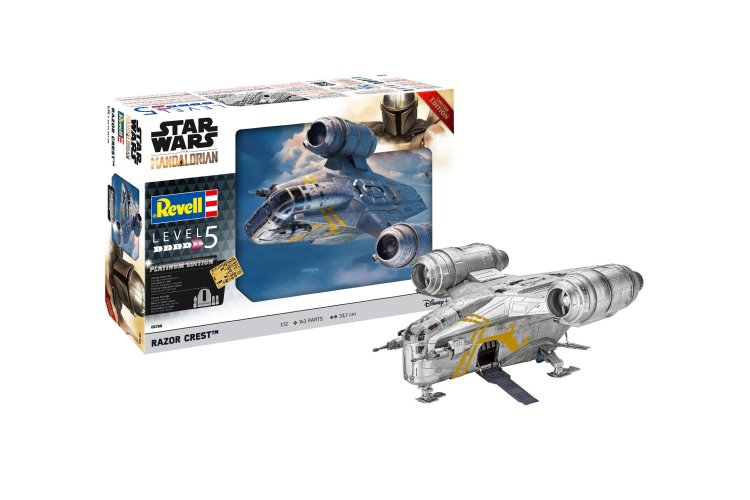 1:72 Revell 06788 Star Wars - The Mandalorian: The Razor Crest - Platinum Edition - Rev06788 the mandalorian razor crest platinum edition revell modelbouwpakket 06788 the mandalorian razor crest platinum edition 01 1 - REV06788