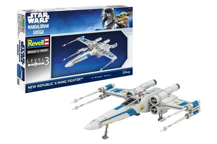 1:57 Revell 06791 The Mandalorian - New Republic X-Wing Fighter - Star Wars - Rev06791 1 - REV06791