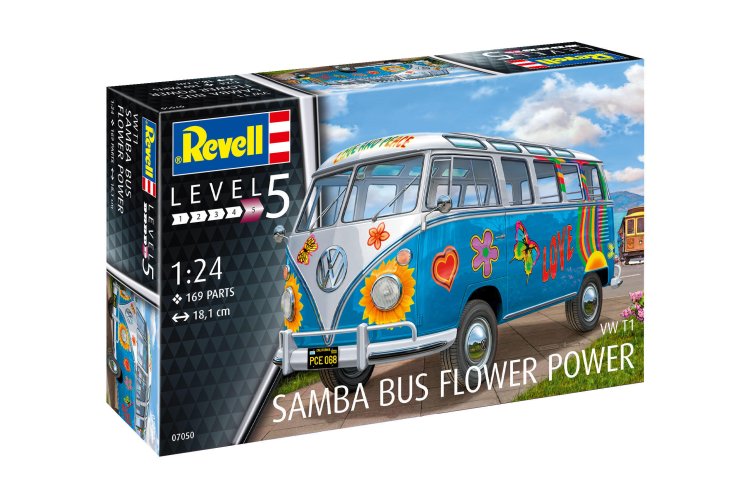 1:24 Revell 07050 Volkswagen VW Samba T1 "Flower Power" - Rev07050 1 1 - REV07050