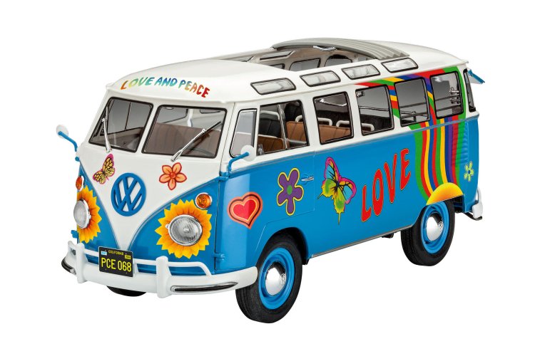 1:24 Revell 07050 Volkswagen VW Samba T1 "Flower Power" - Rev07050 2 1 - REV07050
