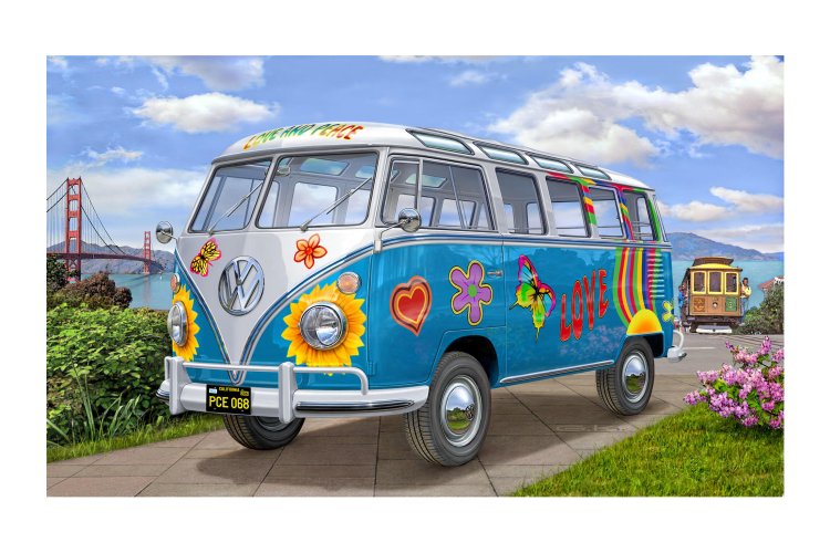 1:24 Revell 07050 Volkswagen VW Samba T1 "Flower Power" - Rev07050 6 1 - REV07050