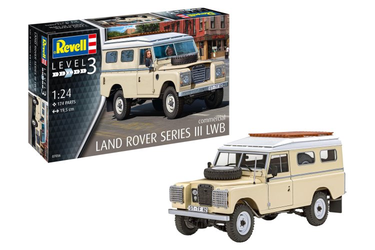 1:24 Revell 07056 Land Rover Series III LWB - Commercial Vehicle - Rev07056 2 - REV07056