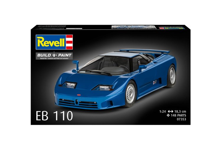 1:24 Revell 07353 Bugatti EB 110 &ndash; Italian Supercar &ndash; Car - Rev07353 3 - REV07353