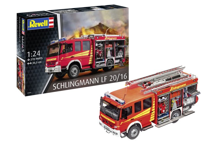 1:24 Revell 07404 Mercedes-Benz Atego 1529 AF Schlingmann LF20/16 - Fire Truck - Rev07404 1 - REV07404